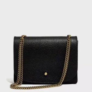 MADEWELL LEATHER CHAIN CROSSBODY BAG